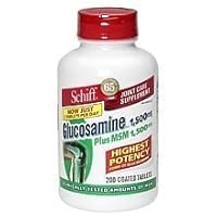 Schiff Glucosamine Plus MSM 1500mg - 200 Coated Tablets