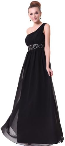 Ever Pretty One Shoulder Empire Line Sequins Padded Long Evening Gown 09770