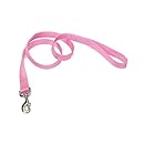 Coastal Pet 00906 B PKP06 Nylon Leash, 1 by 6-Inch, Pink