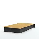 South Shore Furniture, Smart Basics Collection, Platform Bed (39&iquest;&iquest;/Twin), Pure Black