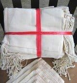 6"x 8" Cotton Muslin Drawstring Bags, 100 Pack