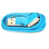 Sync & Charge USB Cable for Apple iPhone 4 (Blue)