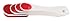 Chef'n SleekStor Measuring Spoons (Cherry)