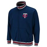 Minnesota Twins Majestic Clutch Hitter Full Zip Track Jacket - XXL