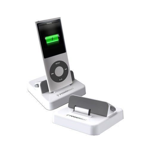 Powermat PMR-AID1 Receiver Dock for iPod and iPhone (White)