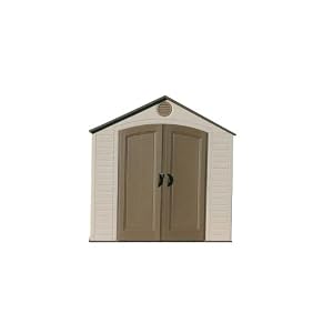 Click to buy Lifetime 8-by-2-1/2-foot Outdoor Storage Shed from Amazon!