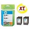 HP Original 56 2-Pack Black Ink Cartridges
