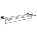 Bobrick 676x24 304 Stainless Steel Surface Mounted Towel Shelf with Towel Bar, Bright Finish, 24" Length