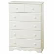Summer Breeze Collection 5-Drawer Dresser By South Shore Furniture