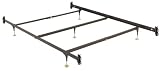 Adjustable Glide Equipped Hospitality Fashion Hook-On Bed Frames - Queen Size