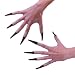Latex-Fingernägel, schwarz
