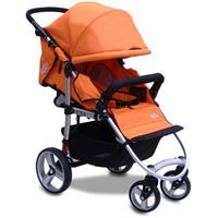Tike Tech CityX4 Single Stroller Orange