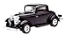 1932 Ford Coupe Black 1:24 Diecast Model Car Motormax