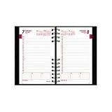 CoilPRO Daily Planner, Ruled One Day/Page, 30 Minute Appoint., 5 x 8, Black (REDCB634CBLK) Category: Daily Appointment Books and Planners