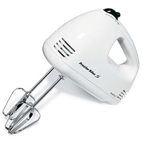 Proctor Silex 62509R 5-Speed Hand Mixer, White