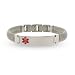 Mens Medical ID Bracelet with Mesh Band