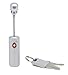 YiF TSA-Accepted Straight Barrel Cable Sentry Key Lock with Skull Head for Suitcase Luggage Computer Bag (Silver)