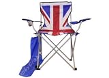 UNION JACK FOLDING CAPTAINS CHAIR