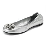 「トリーバーチ バレエシューズ（TORY BURCH REVA BALLET FLAT） (24cm（US7）, Leather Silver)」の画像