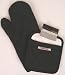 Solid Oven Mitt and Pot Holder Set-Black