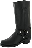 FRYE Harness Womens Vintage Leather Western Cowboy Original Pull On Boots Shoes Black
