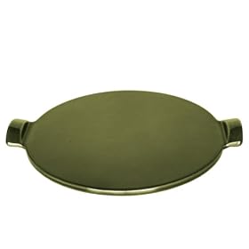 Emile Henry Pizza Stone, 37cm, Olive