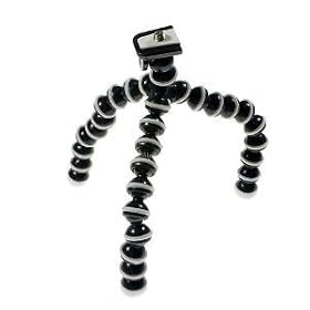 Ex-Pro� TR-46 Mini Pod Flexible Digital Camera Tripod - Light weight, extremely flexible with quick release (Suitable for Nikon Coolpix, Canon, Casio Exilim, Fuji Finepix, Kodak Easyshare, Panasonic Lumix, Olympus, Pentax Optio, Samsung Digimax, Sony Cyber-shot & more)