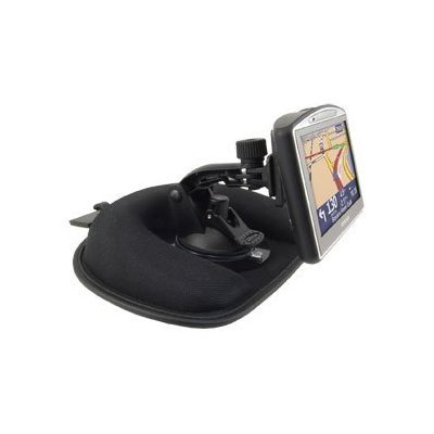 CM012+GN014-SPH+APTTEP: Deluxe Non-Skid/Friction Style Weighted Dash Mount with Safety Hook for TomTom ONE 130 130-S XL 330 330-S Edition GPS