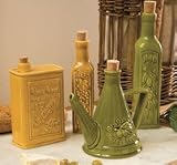 Tapered Extra Virgin Olive Oil Bottle in Sage