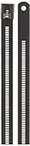 BAND-IT AE7159 316 Stainless Steel Multi Lok Cable Tie, 0.47 Width, 24 Length, 7.1 Maximum Diameter,