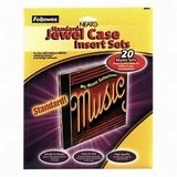 FEL99947 Standard Jewel Case Inserts, Laser/Ink Jet Printer, Glossy Finish, 20/Pack