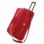 Ferrari Red Trolley Duffel 28in