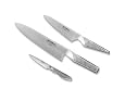 Global G2338 3-Piece Chef`s, Utility, and Paring Knife Starter Set