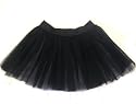 Black Tutu Skirt - Free Size (Fits 6-14) Also Available In 9 Colours.