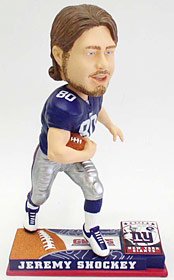 New York Giants Jeremy Shockey Forever Collectibles On Field Bobble Head