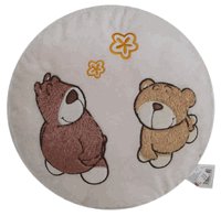Bear Honey & Bear Choco Cushion Pillow - 2 pcs set