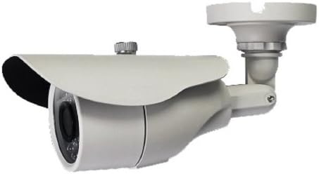 iPower Security SCCAME0036 70-Feet Indoor Outdoor 850TVL Bullet Security Camera 3.6mm 24 IR LED (White)