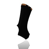 nahdeh COPPER INFUSED ANKLE SLEEVE | Helps with ankle pain (Black, Medium)