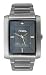 Fossil Men's Rectangular Black Ion-Plated Stainless Steel Watch #FS4376