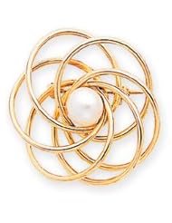 14k Freshwater Cultured Pearl Pin - PIN9