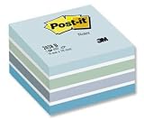 Post-It Note Cube Pad of 450 Sheets 76x76mm Pastel Blue Ref 2028B