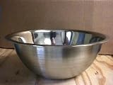 Heavy Duty 18/10 Stainless Steel Mixing Bowl, 3 Quart, Brushed Stainless Steel Exterior with Mirrior Finish Inside