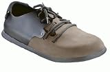 Birkenstock walking-shoes Montana from Leather/Nubuck in Mocca/Black with a regular insole