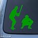 BASEBALL - Base Ball Sport - Car, Truck, Notebook, Vinyl Decal Sticker #1206 | Vinyl Color: Green