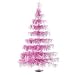 Kurt S. Adler 4-Foot Retro Pink Shaggy Christmas Tree
