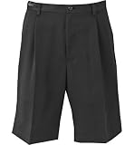 Greg Norman Pleated Microfiber Herringbone Short