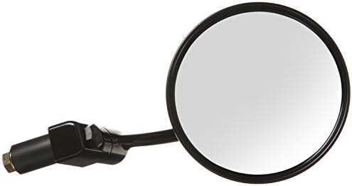 920033 Matte Black 7/8" Universal Round Bar End Mirror