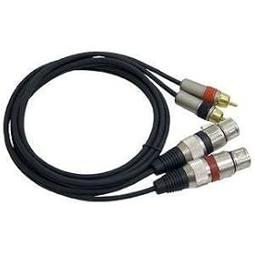 Pyle PPRC-X05 Dual 5ft. Professional Audio Link Cable XLR Female to RCA Male
