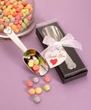CANDY SCOOPS - CHROME CANDY SCOOPS IN GIFT PACKAGE - scoop, Quantity of 12 pc,
