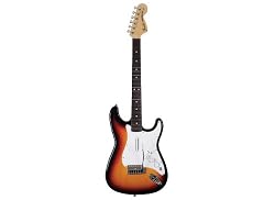 Xbox 360 Rock Band Wireless Fender Wooden Stratocaster Replica - Sunburst